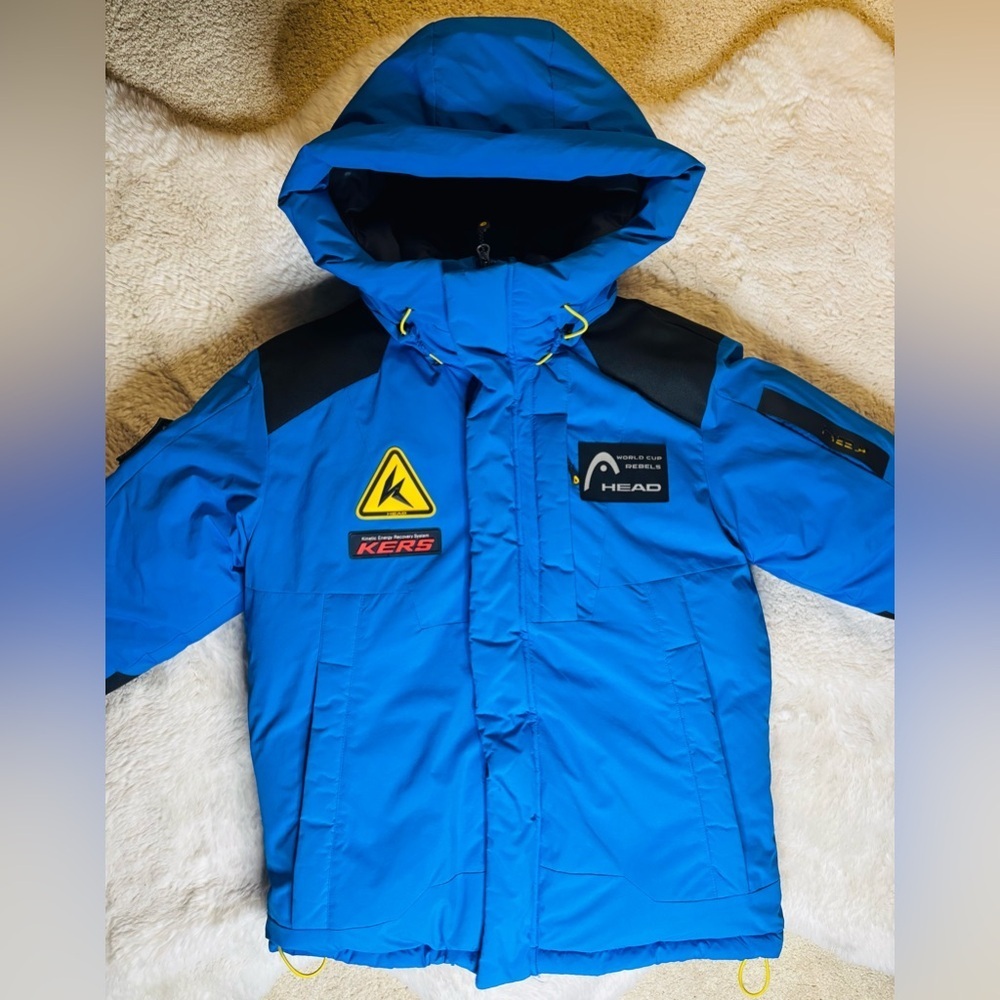 Vintage Head Blue Waterproof Ski Snow  Winter Parka Jacket Coat Size: Medium - Picture 6 of 14